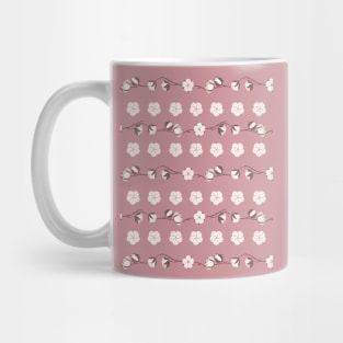 Blooming cotton flower 2 Mug